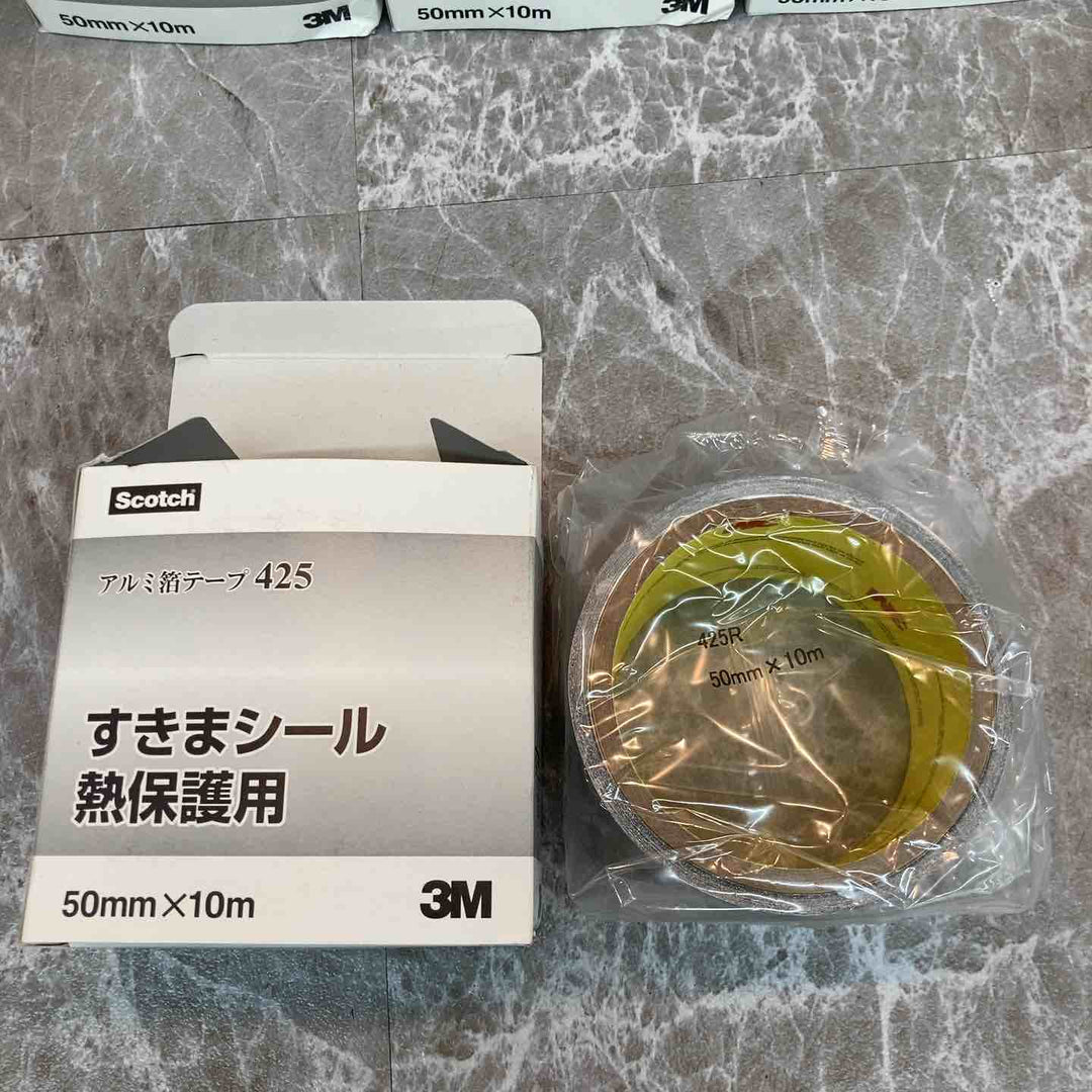 3M アルミ箔テープ 425 すきまシール熱保護用 50mm×10m 13個入【八潮店】
