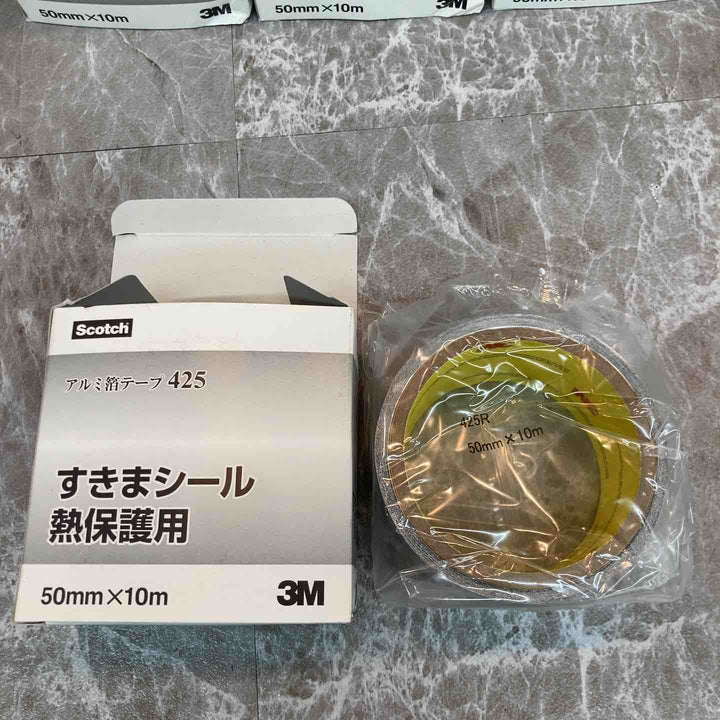 3M アルミ箔テープ 425 すきまシール熱保護用 50mm×10m 13個入【八潮店】