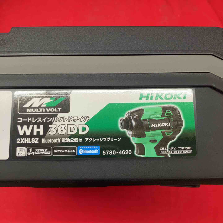 【未使用(店頭展示品)】★ハイコーキ(HIKOKI) コードレスインパクトドライバ アグレッシブグリーン WH36DD(2XHLSZ)【東大和店】
