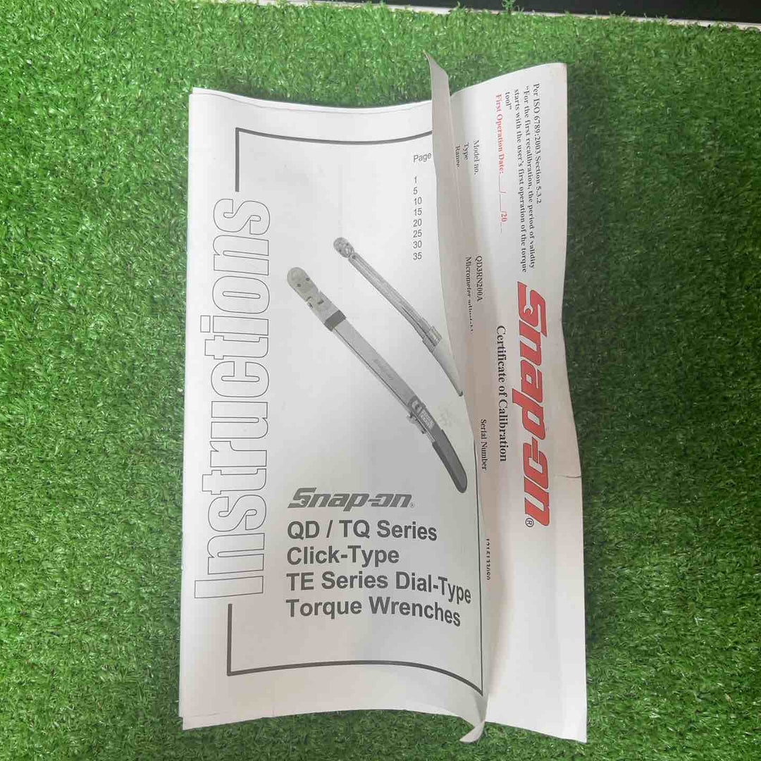 【美品】★スナップオン(Snap-on) 1/2"トルクレンチ QD3RN200A【岩槻店】