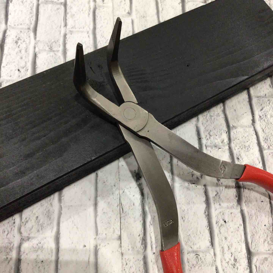 スナップオン(Snap-on) 90°ベントニードルノーズプライヤー 490CF 【川口店】