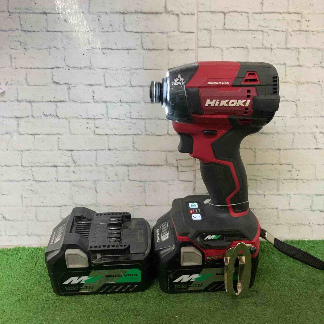 ★ハイコーキ(HIKOKI ※旧:日立工機) コードレスインパクトドライバ スコーピオンレッド WH36DD(2XHRSZ)【町田店】