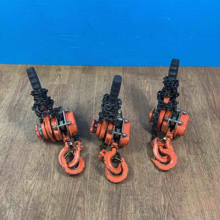 レバーホイスト 6点まとめ売り！ 0.8t 800kg レバーブロック【岩槻店】