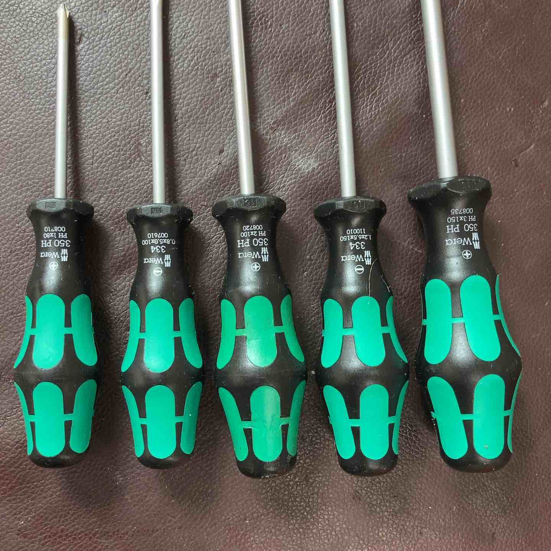 【中古品】 ヴェラ(wera)ヴェラ(wera) ドライバー 008735、110010、008720、007610、008710 5本セット【東大和店】