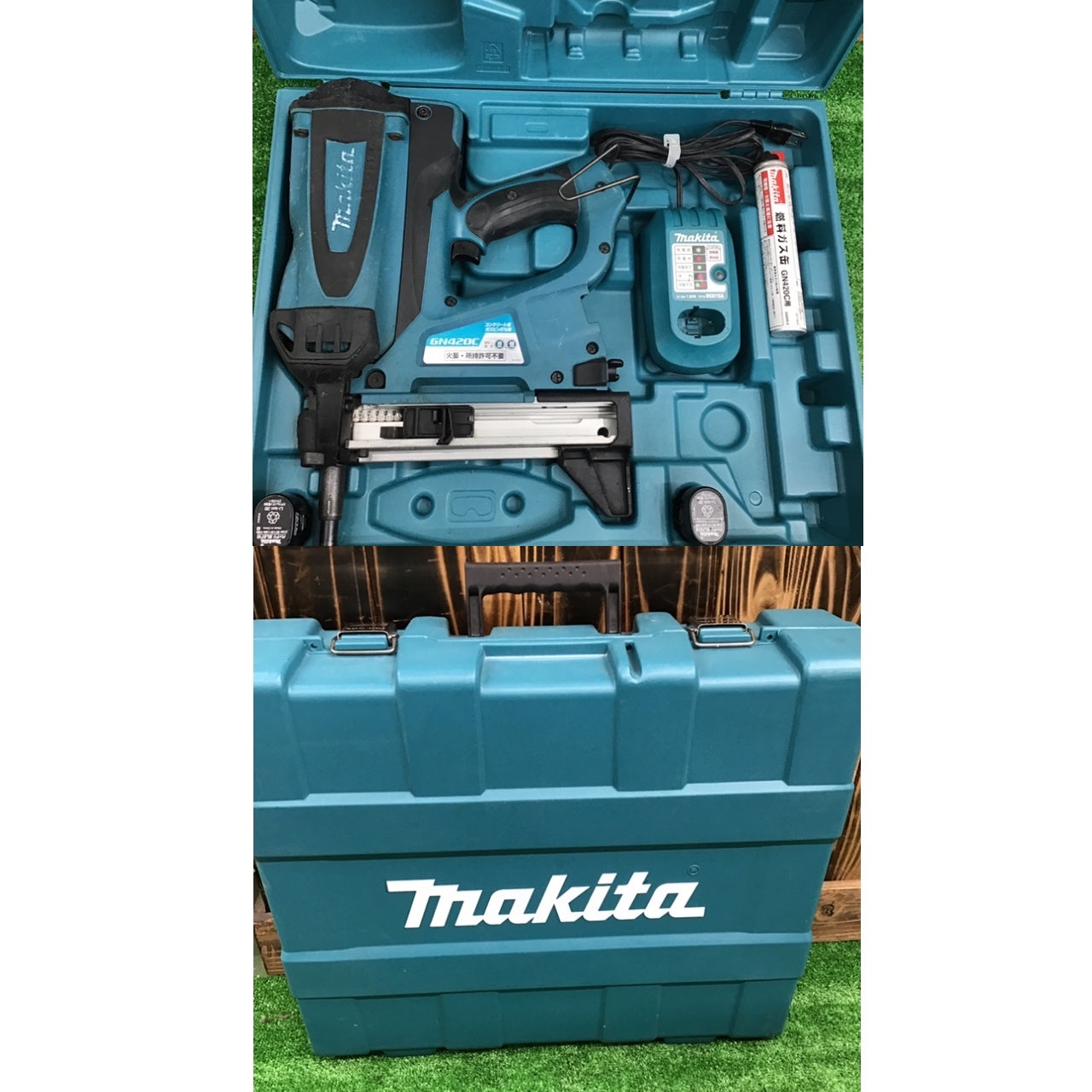 中古品】マキタ(makita) コードレスコンクリート用ガスピン打ち 中古品】マキタ(makita) コードレスコンクリート用ガスピン打ち