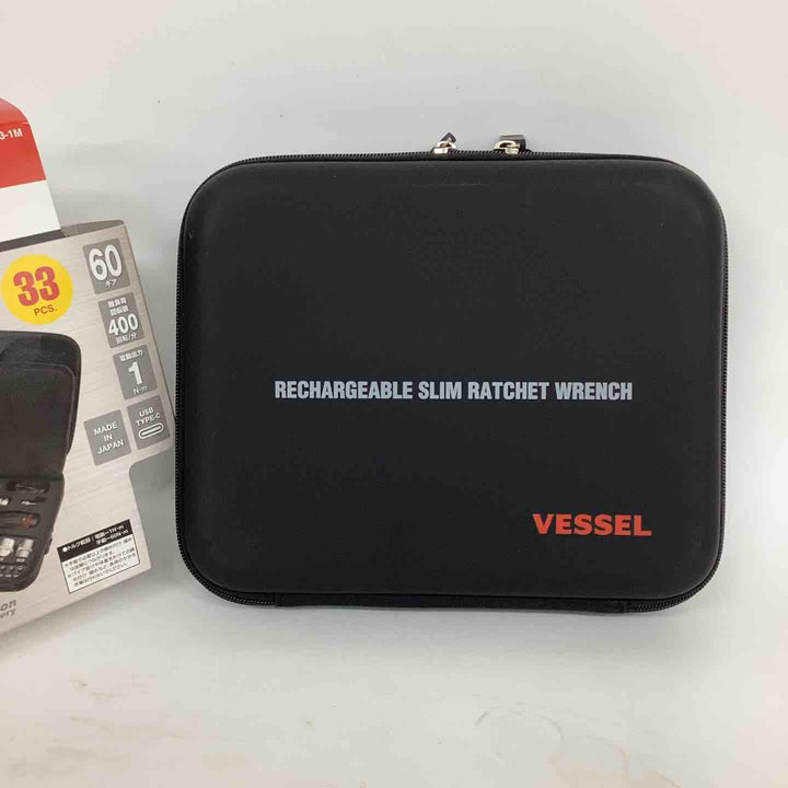 ◇ベッセル(VESSEL) コードレス 電動スリムラチェット ソケットビット31個付セット 400ER3-1M【狭山】