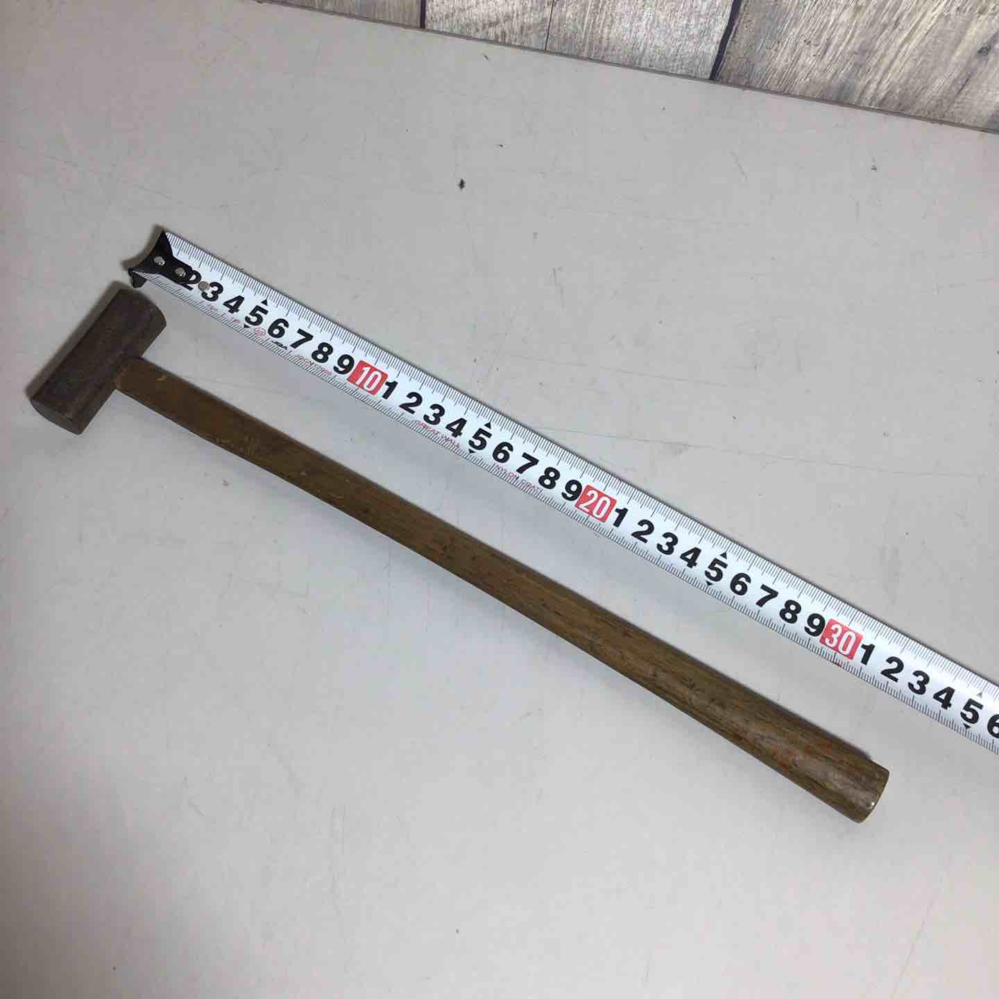 玄翁 幸三郎 柄付き 150g 40匁？ 鑿・鉋・大工道具 他【戸田店