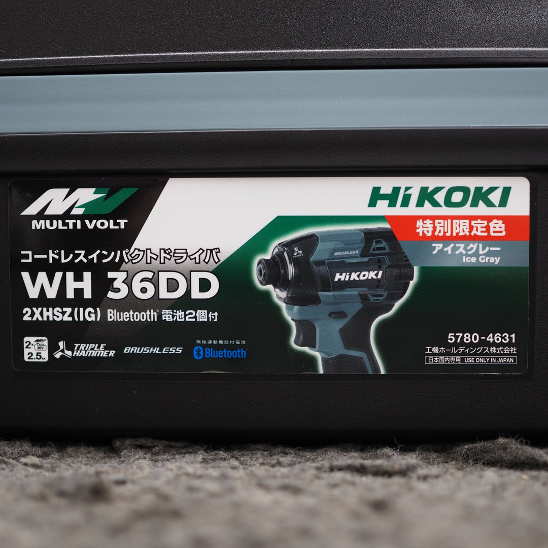 【未使用品】ハイコーキ/HIKOKI コードレスインパクトドライバー WH36DD(2XHSZ)(IG)【鴻巣店】