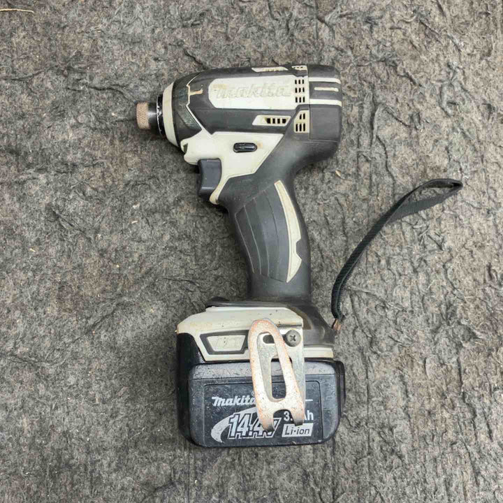 ★マキタ(makita) コードレスインパクトドライバー TD138DRFXW ケース(14.4V3.0Ahバッテリー[262][343]、充電器)【鴻巣店】
