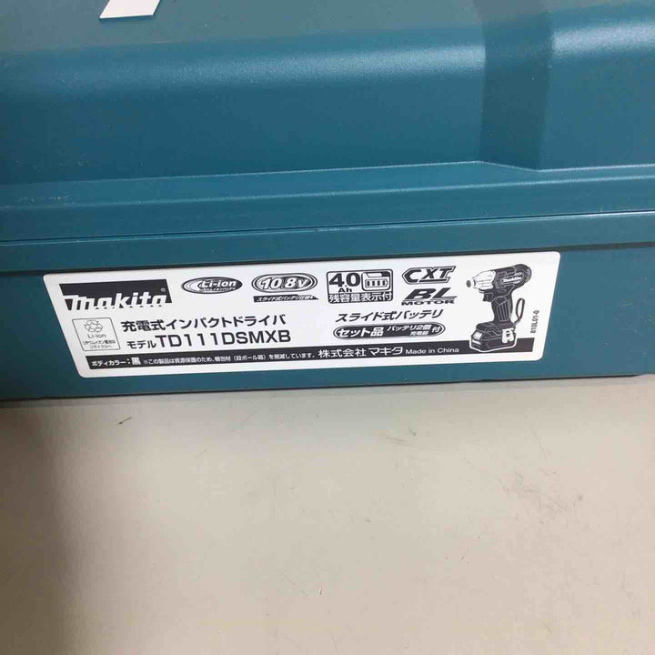 ★マキタ(makita) コードレスインパクトドライバー TD111DSMXB【戸田店】