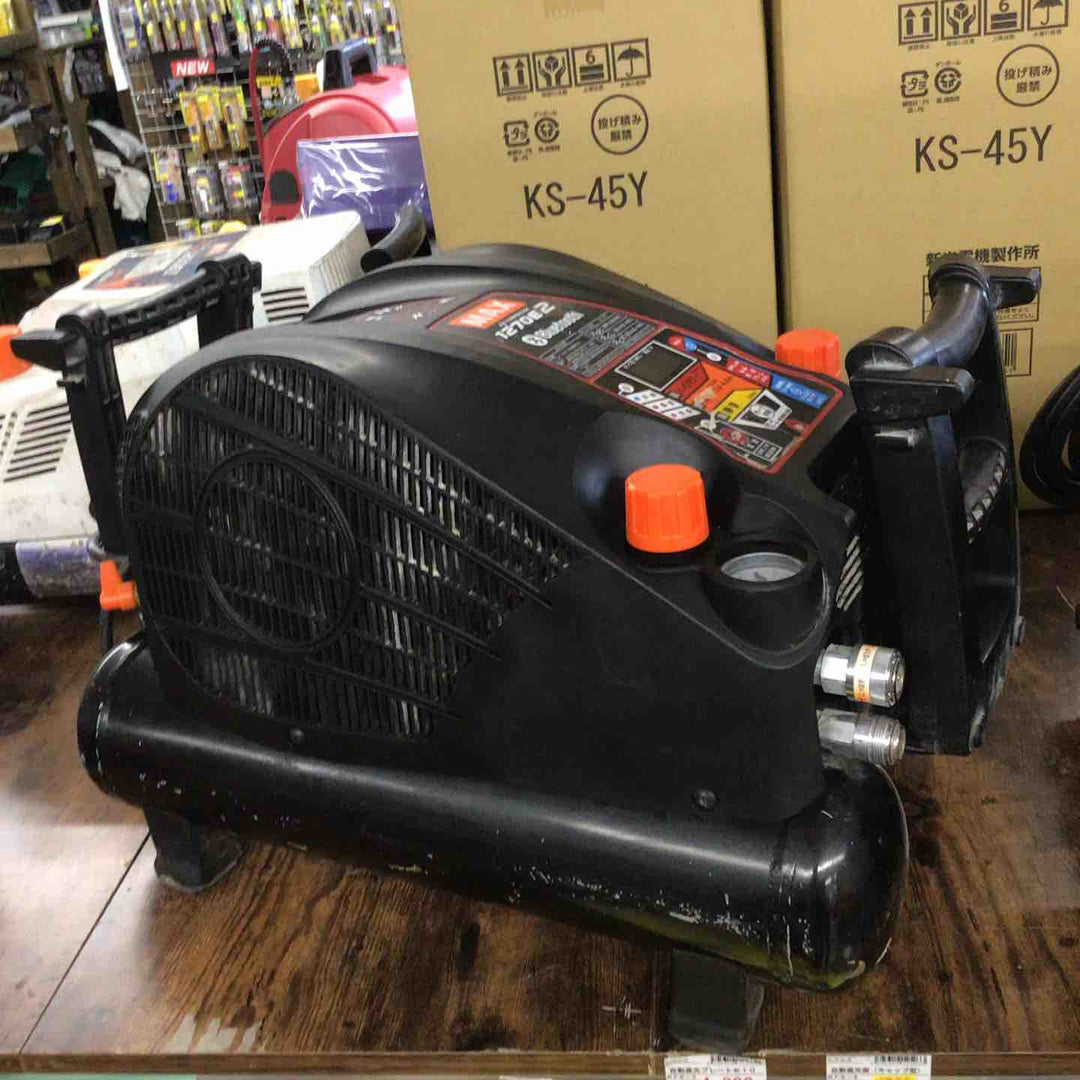 ★マックス(MAX) エアコンプレッサー AK-HH1270E2_ブラック【戸田店】