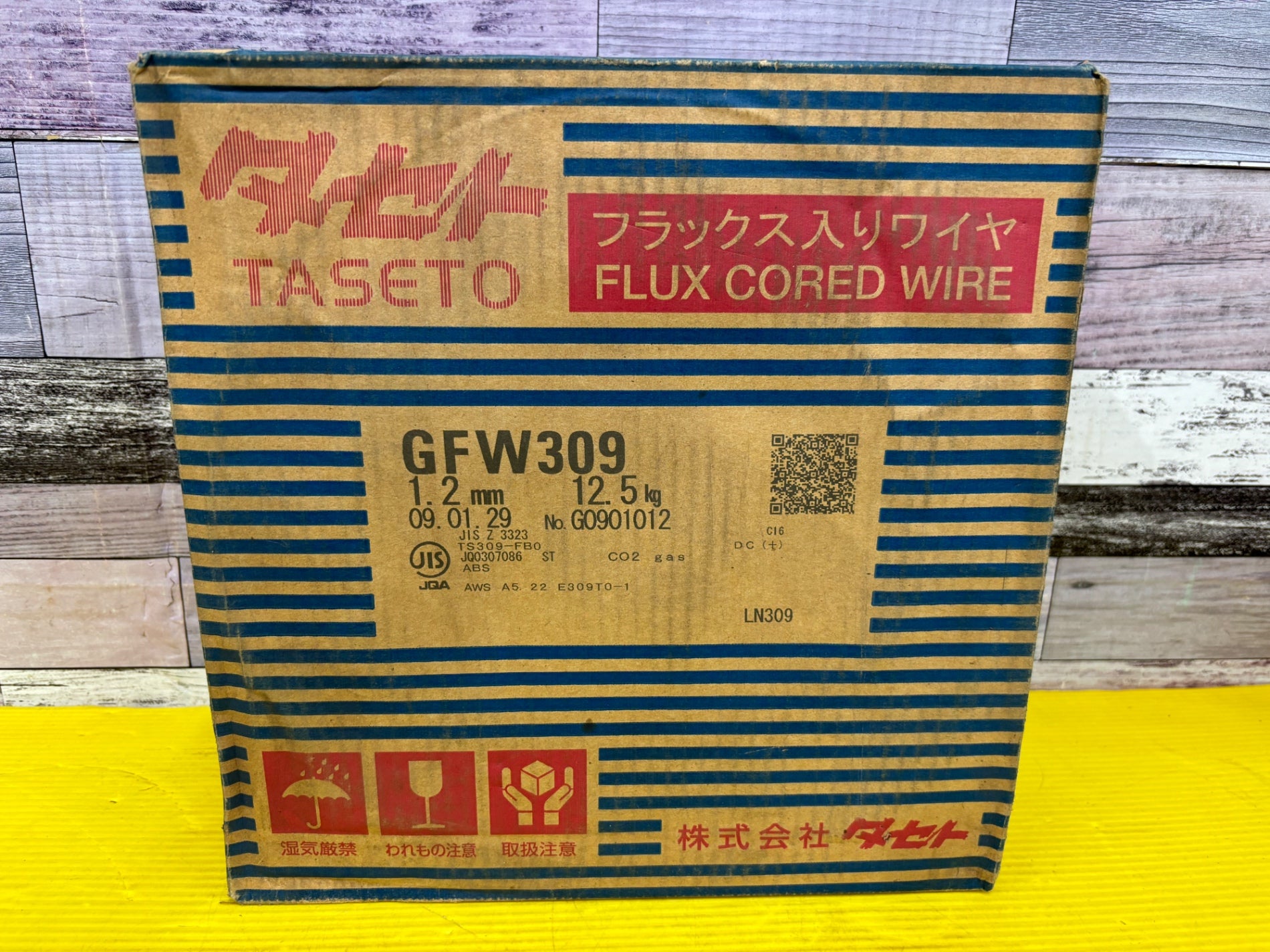 TASETO タセト 溶接ワイヤー フラックス入りワイヤ ステンレス鋼 GFW309LAP 1.2mm 12.5kg【八潮店】