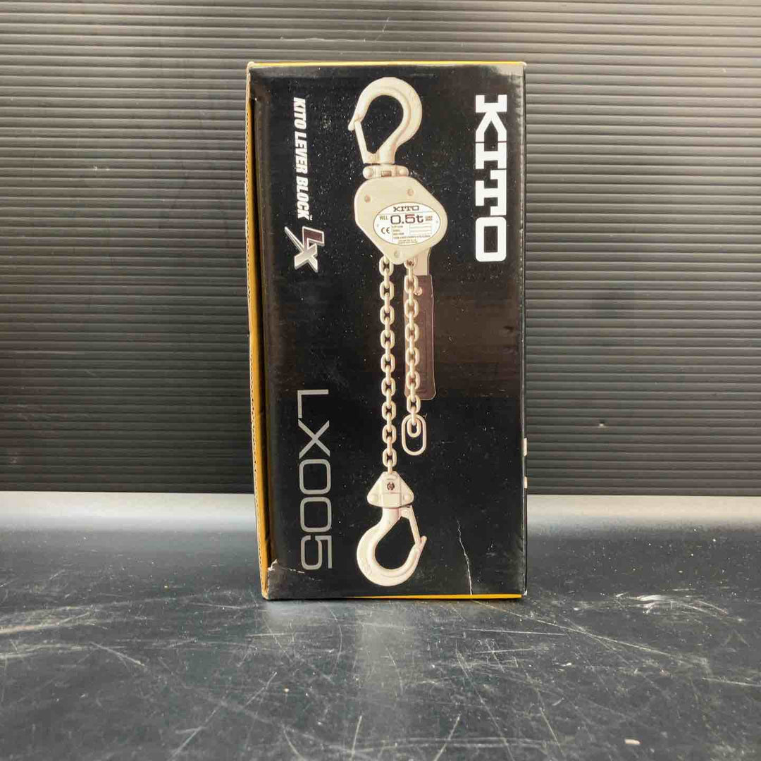 【未使用】KITO(キトー) レバーブロック LX005 (LX1B)【川越店】