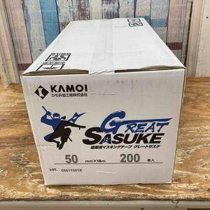 ◇カモ井 マスキングテープ グレートサスケ 50mm×18m 200巻（20巻き×10箱）【柏店】