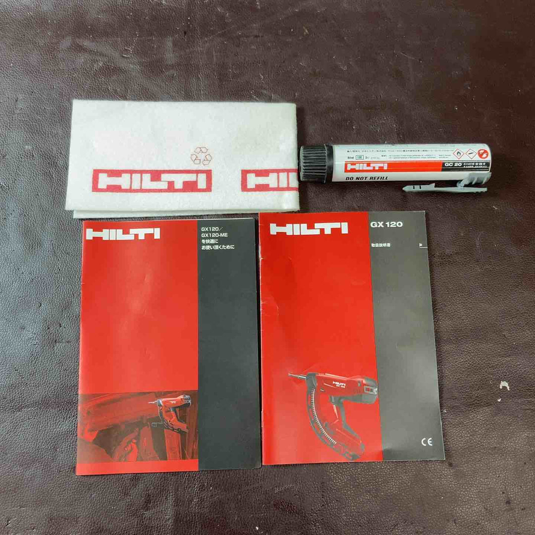 【中古美品】ヒルティ(HILTI) ガス式鋲打機 GX120 テスト用ガス付属【東大和店】