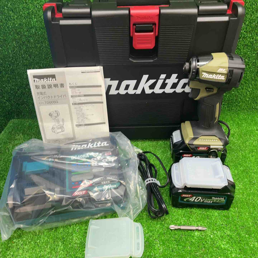 マキタ(makita) 40Vmaxコードレスインパクトドライバー TD005GRDXO【藤沢店】