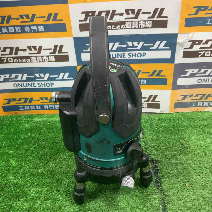 ◇VOICE レーザー墨出し器 5ライングリーンレーザー 矩十字・横 VLG-5X【草加店】