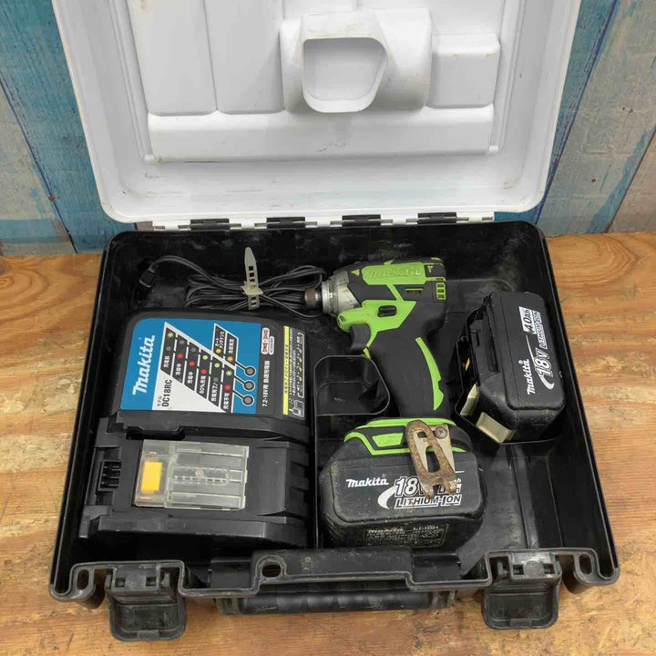 【中古品】★マキタ(makita) コードレスインパクトドライバー TD148DRFXL 18V セット【柏店】