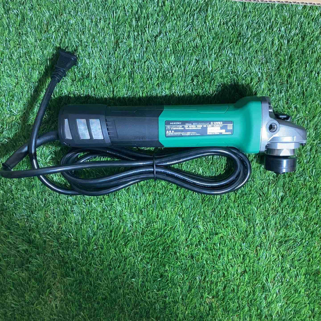 ◇ハイコーキ(HIKOKI ※旧:日立工機) 125mm電子ディスクグラインダー スライドスイッチタイプ G13VE2【戸田店】