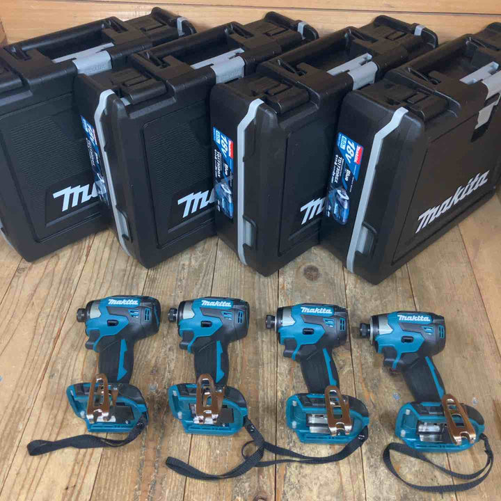 【未使用品まとめ売り/特価】マキタ(makita) コードレスインパクトドライバー TD173DZ+ケース 4台セット【所沢店】