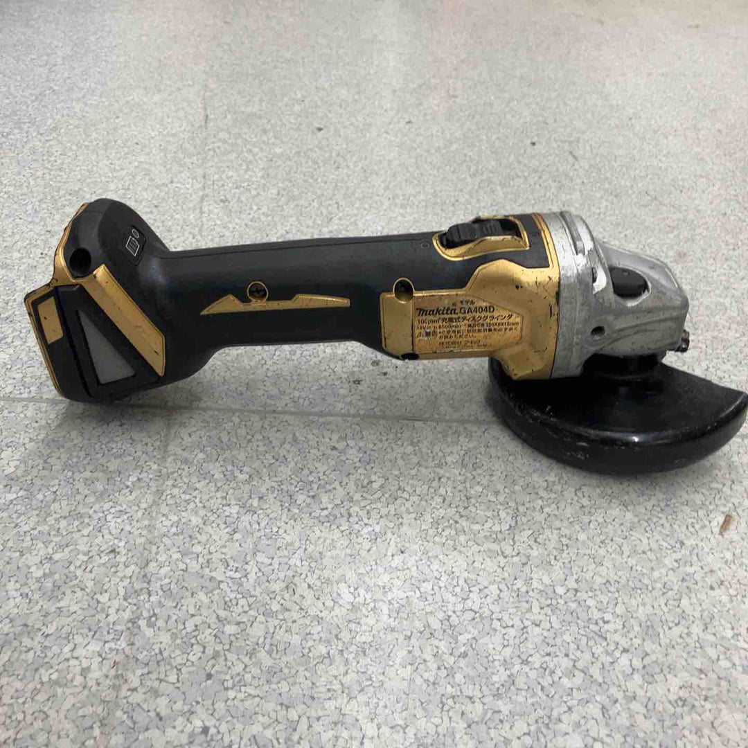 ◇マキタ(makita) コードレスディスクグラインダ18V 100mm ゴールド GA404DSP1 (GA404DRT)【八潮店】