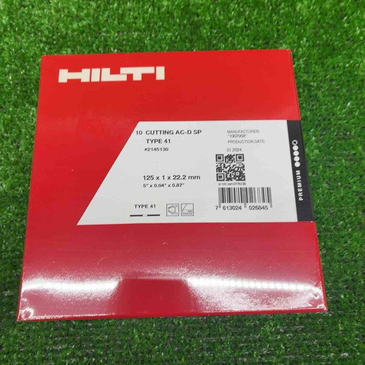 ヒルティ HILTI 切断砥石 #2145130 AC-D 125×1×22.2SP 10枚 16箱セット【藤沢店】