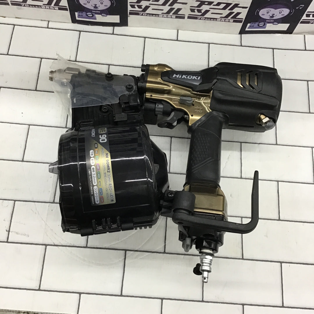 ★ハイコーキ(HIKOKI ※旧:日立工機) 高圧エア釘打ち機 NV90HR2(S)【所沢店】