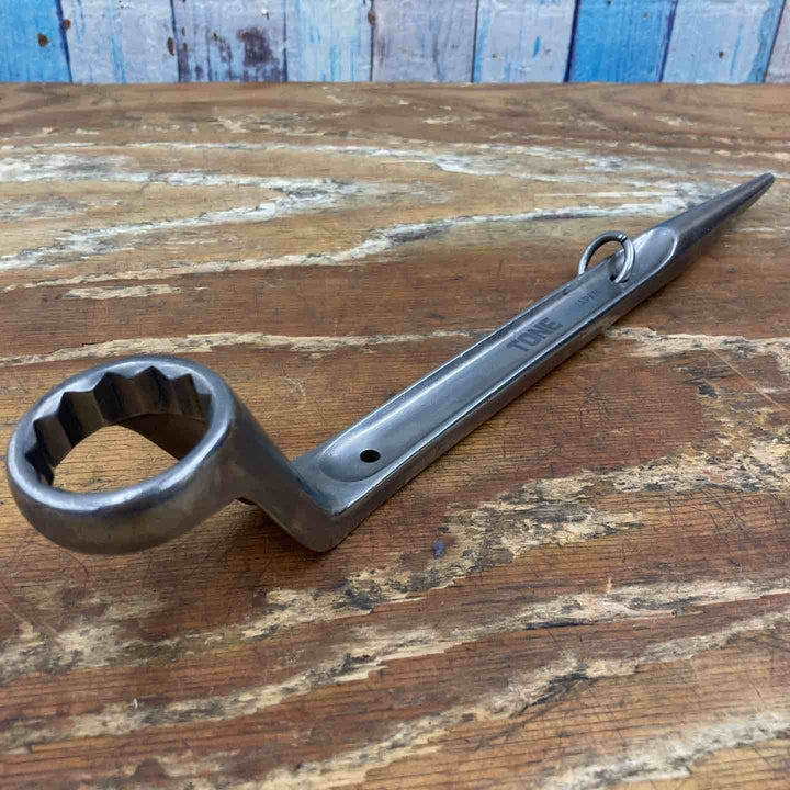 【中古品】トネ(TONE) チタンシノ付めがねレンチ トルシアボルト用 TSM-20 二面幅32mm 12角【柏店】