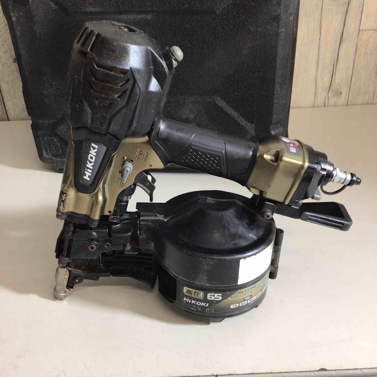 ☆ハイコーキ(HIKOKI ※旧:日立工機) 高圧エア釘打ち機 NV65HR2(S