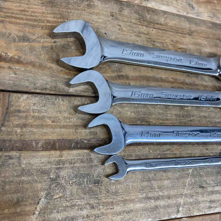 Snap-on スナップオン コンビネーションレンチ 8,14,16,19mm 4点セット 【東大和店】