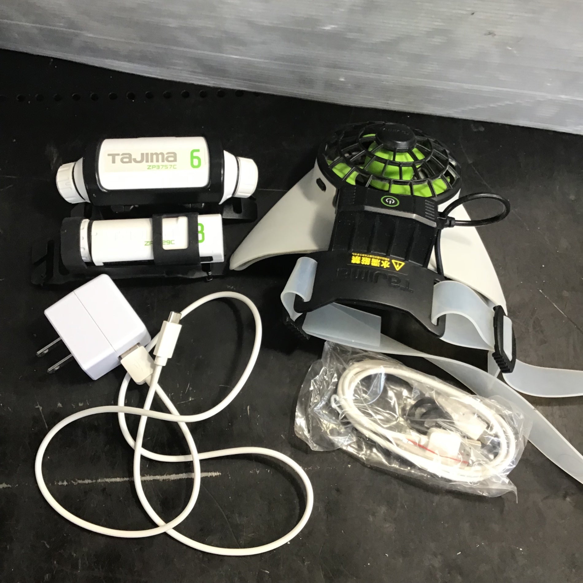 タジマ　清涼ファン風雅ヘッド2　フルセット　FH-BA18SEGW タジマ FH-BA18SEGW 清涼ファン風雅ヘッド2フルセット(ヘルメット別売