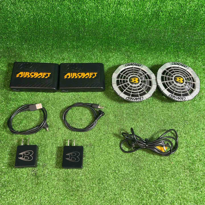 ◇バートル(BURTLE) 空調服用 ファンセット ＋12v AC230バッテリー エアークラフト【藤沢店】