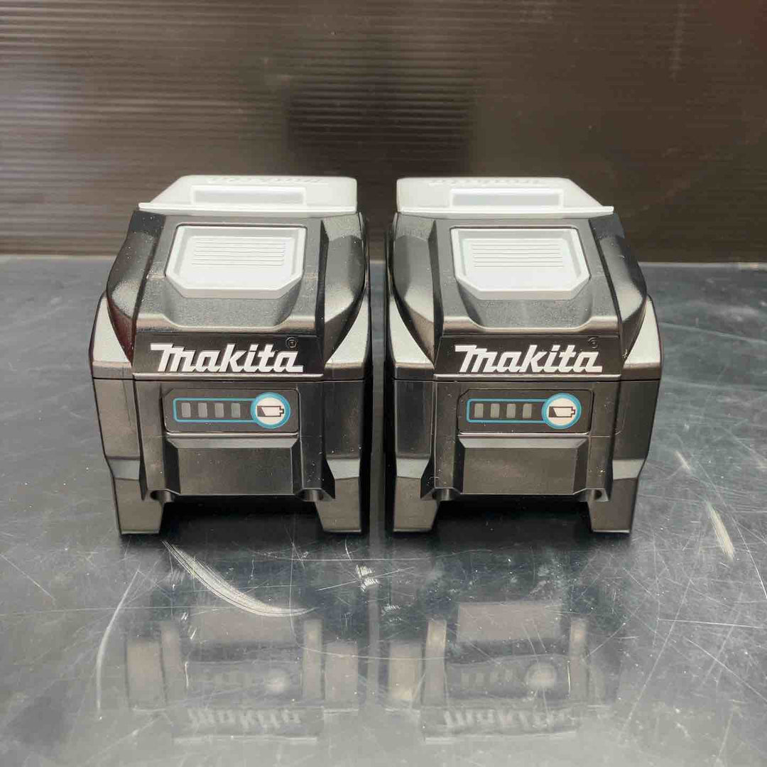 マキタ(makita) リチウムイオンバッテリー 40Vmax/5.0Ah BL4050F 2個セット 純正品 A-72372【川越店】