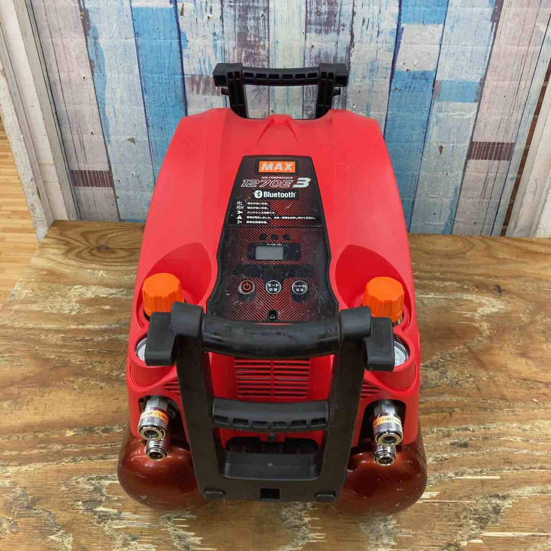 ★マックス(MAX) エアコンプレッサー AK-HH1270E3_レッド【柏店】