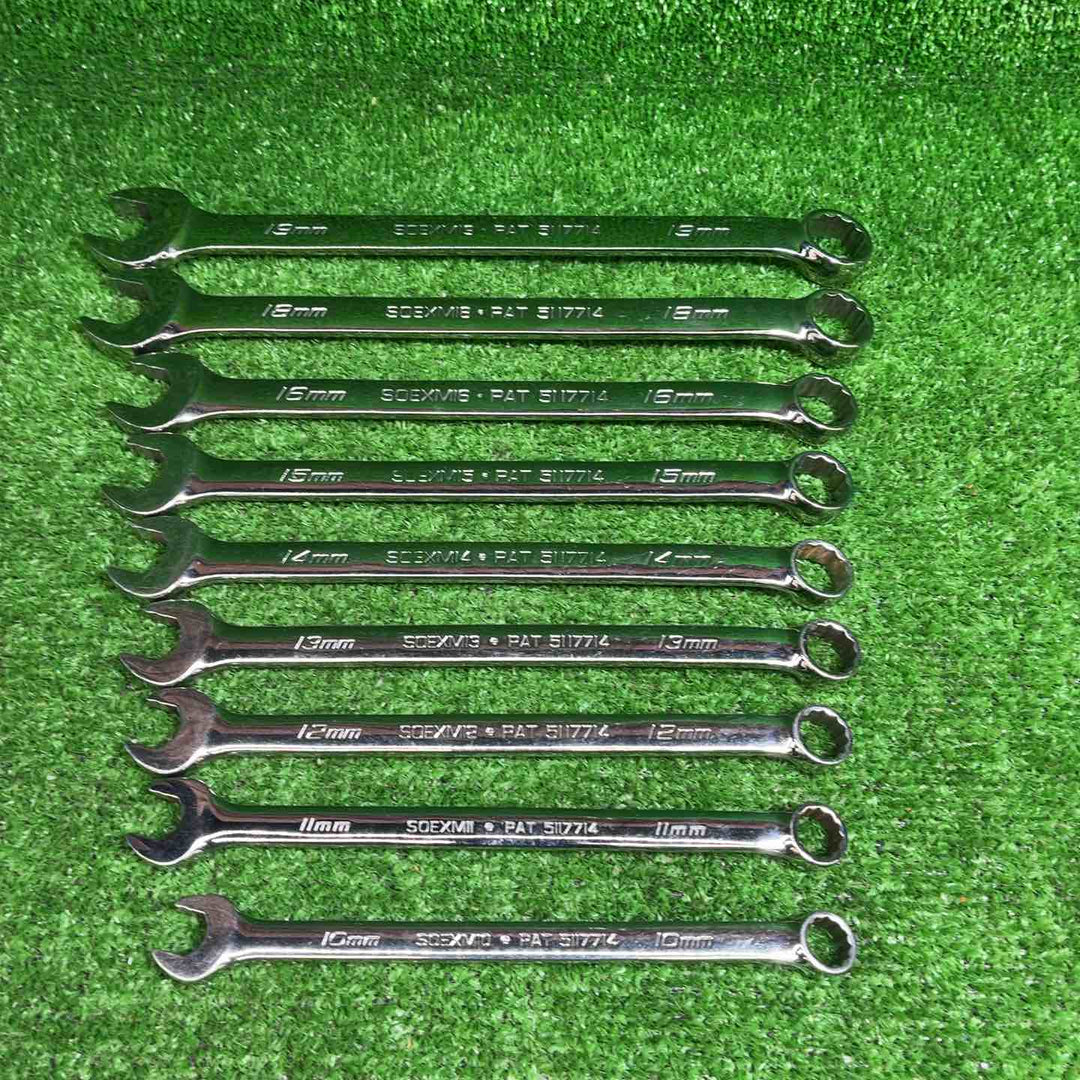 Snap-On コンビネーションレンチ 5117714 10～16ｍｍ、18,19mm 9本セット【藤沢店】