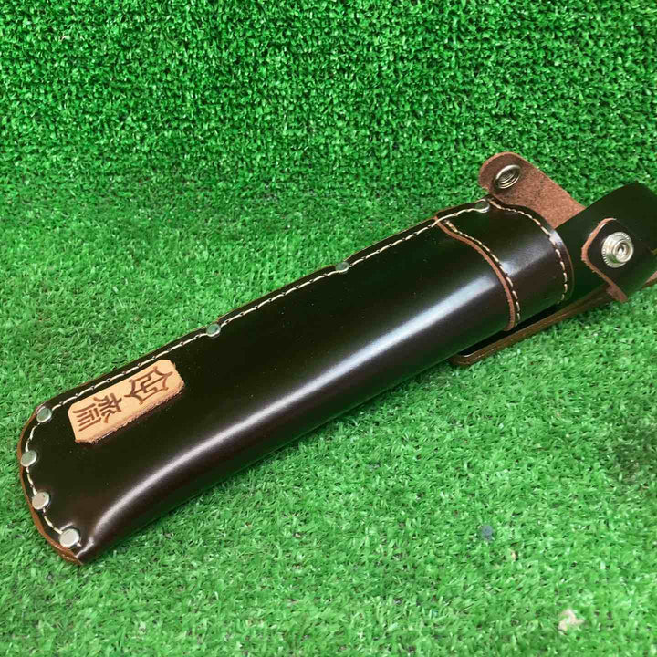 ▼田齋作 脇差し鑿 槌目造り 8分 24mm 革ケース付 二枚裏 かんな カンナ【川越店】