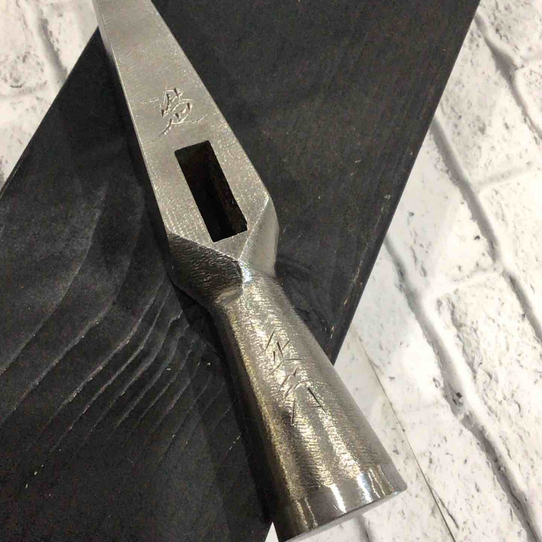 正行作 舟手型玄翁 ヤスリ仕上 100匁 【川口店】