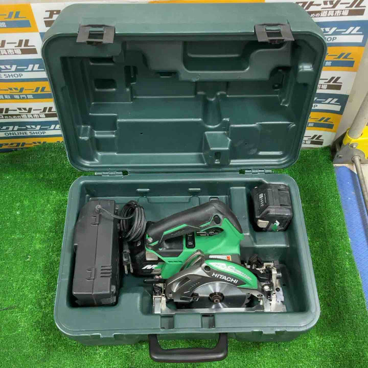 ★ハイコーキ(HIKOKI ※旧:日立工機) コードレス丸のこ C18DBL ケース・充電器・マルチボルトバッテリーBSL36A18×2 付き【草加店】