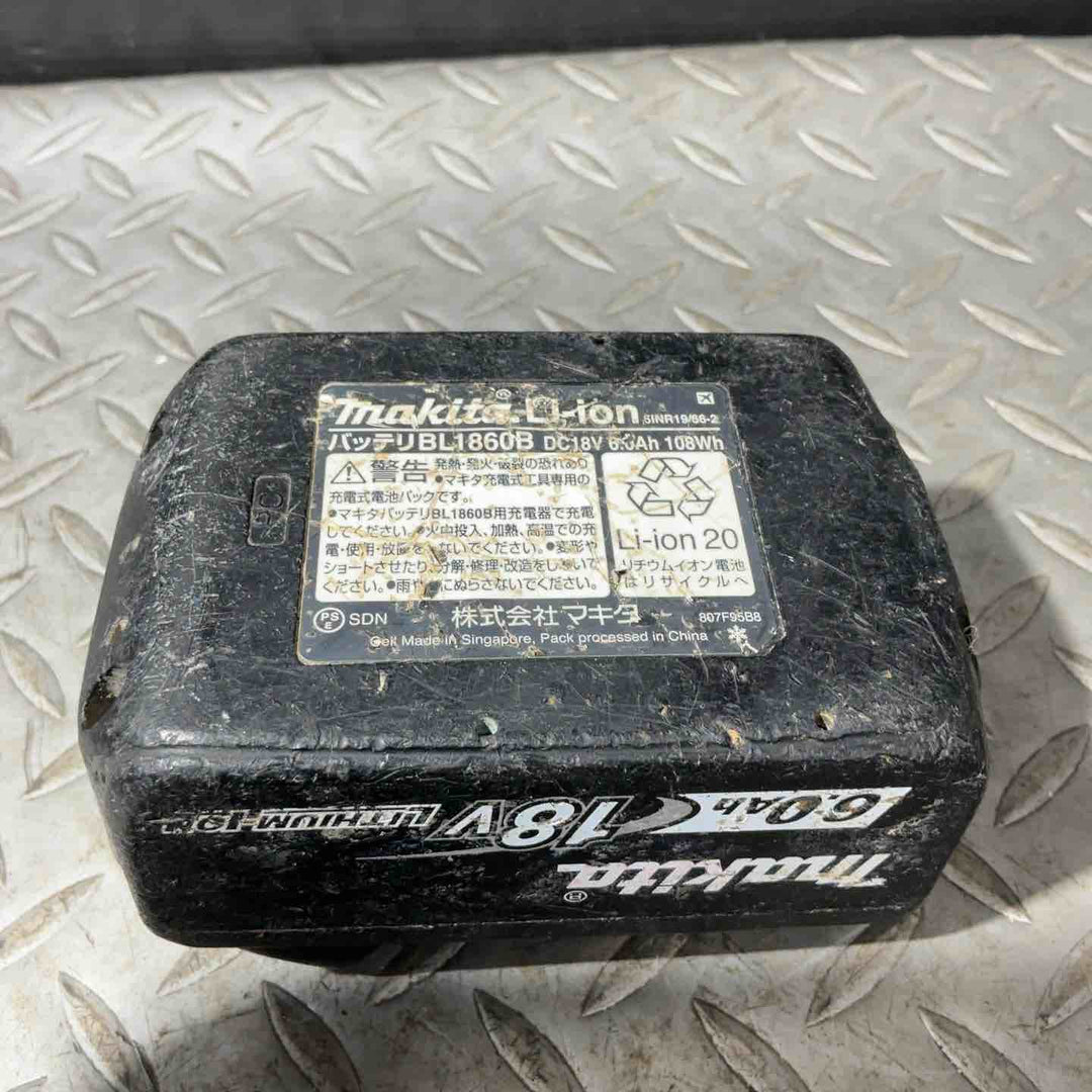 マキタ(makita) コードレス丸のこ HS631DZ 18V/6.0Ah BL1860B バッテリー付き　【草加店】