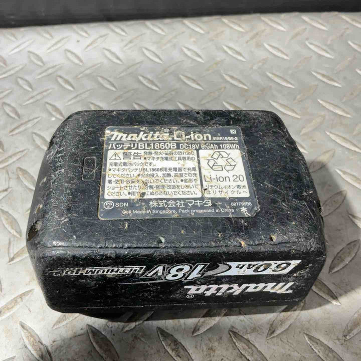 マキタ(makita) コードレス丸のこ HS631DZ 18V/6.0Ah BL1860B バッテリー付き　【草加店】