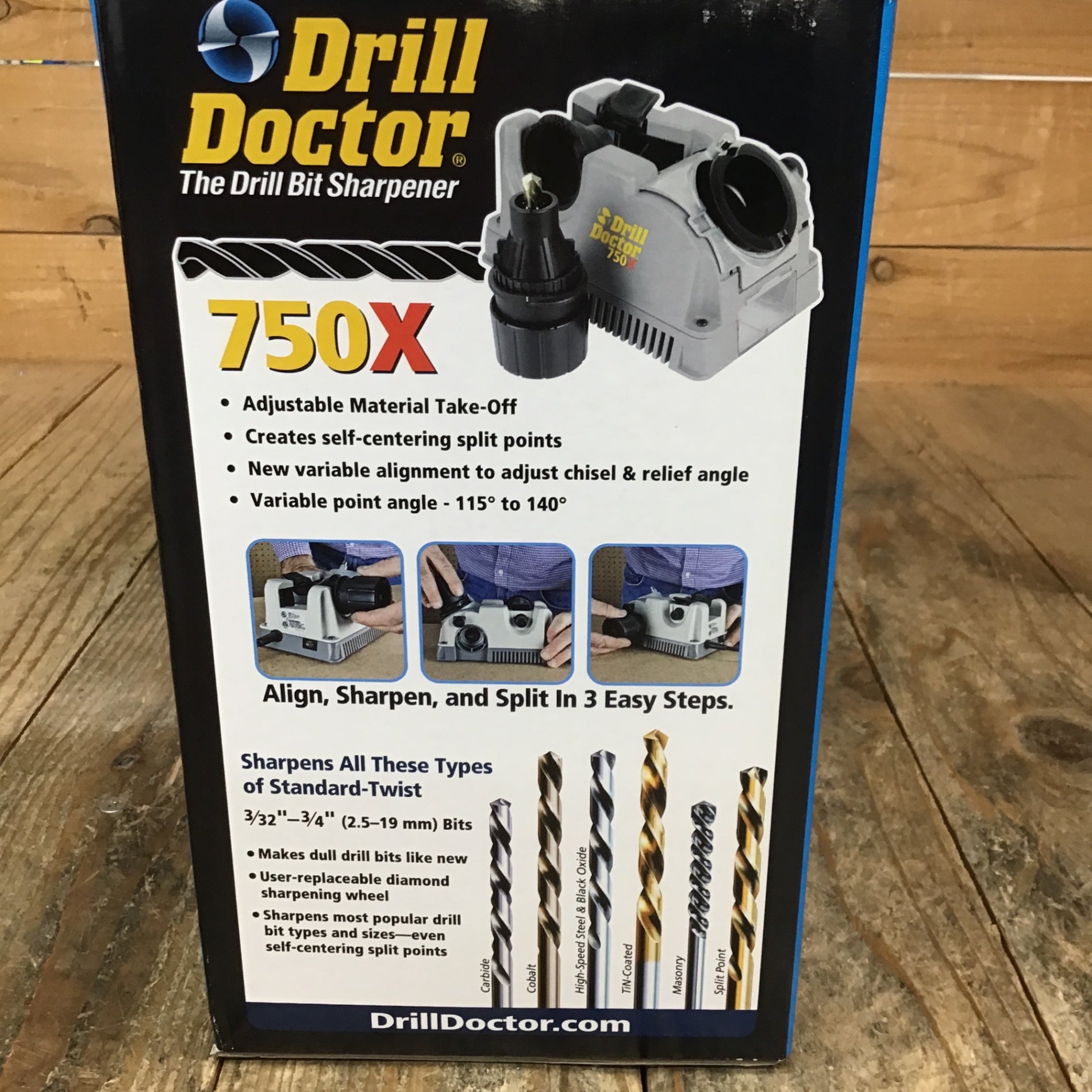Drill Doctor 750X ドリルドクター 750X ドリルビット研磨機 日本語マニュアル付 〇Drill Doctor 750X ドリルドクター 750X ドリルビット研磨機所沢店