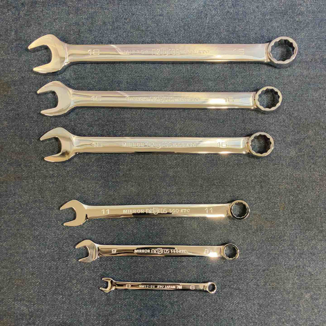 KTC ネプロス コンビネーションレンチNMS2-06,09,11,15,16,18 6本セット【八潮店】