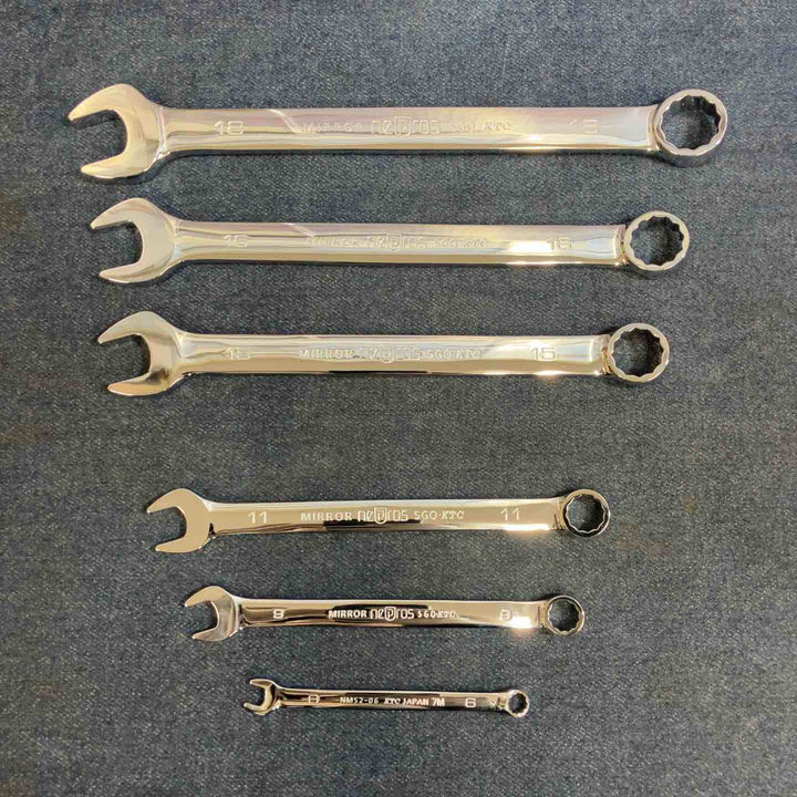 KTC ネプロス コンビネーションレンチNMS2-06,09,11,15,16,18 6本セット【八潮店】