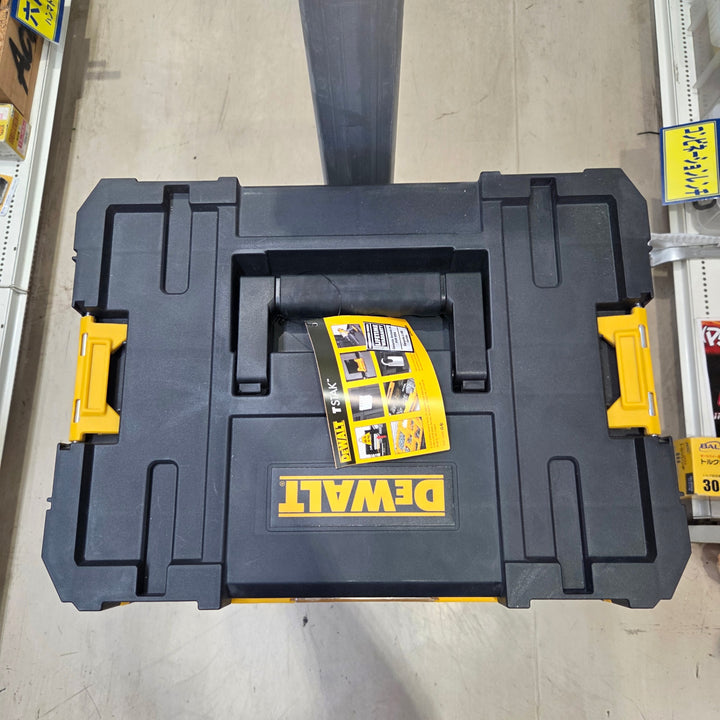 デウォルト(DEWALT) TSTAK モバイルツールボックス キャリータイヤ付き 工具箱 収納ケース ツールボックス 運びやすい 積み重ね収納 DWST83347-1【町田店】