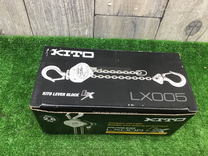 ★KITO(キトー) レバーブロック LX005 (LX1B)【富山店】●吊