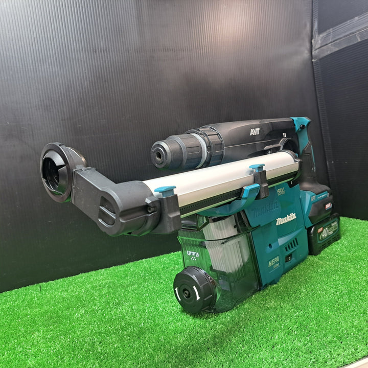 ★マキタ(makita) 40Vmax コードレスハンマドリル HR008GRMXV 集じんシステム付き 4.0Ahバッテリー3個セット【岩槻店】