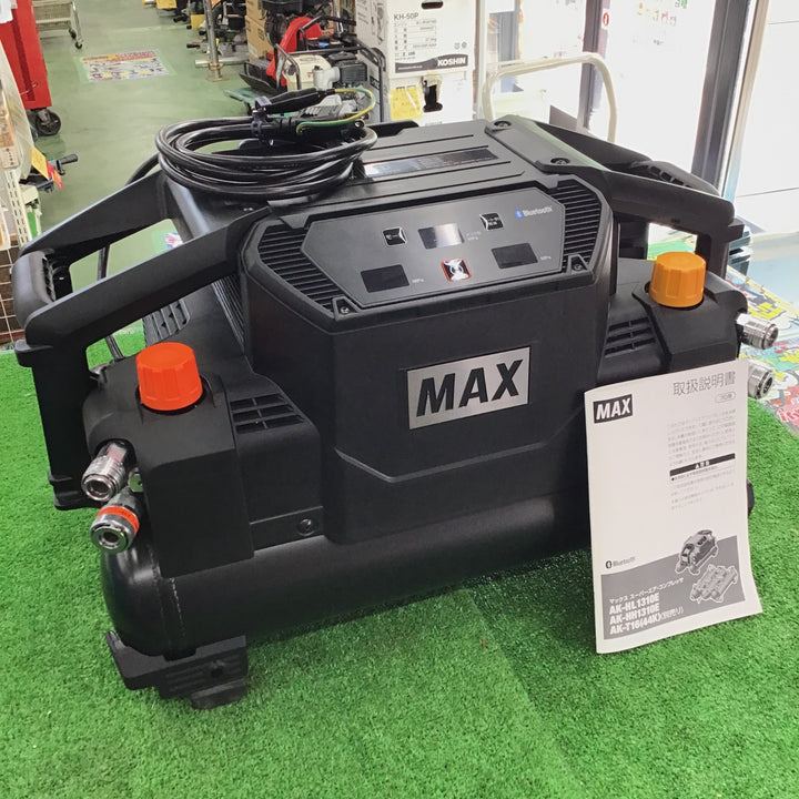 ※説明必読※★マックス(MAX) エアコンプレッサー AK-HL1310E_ブラック【桶川店】