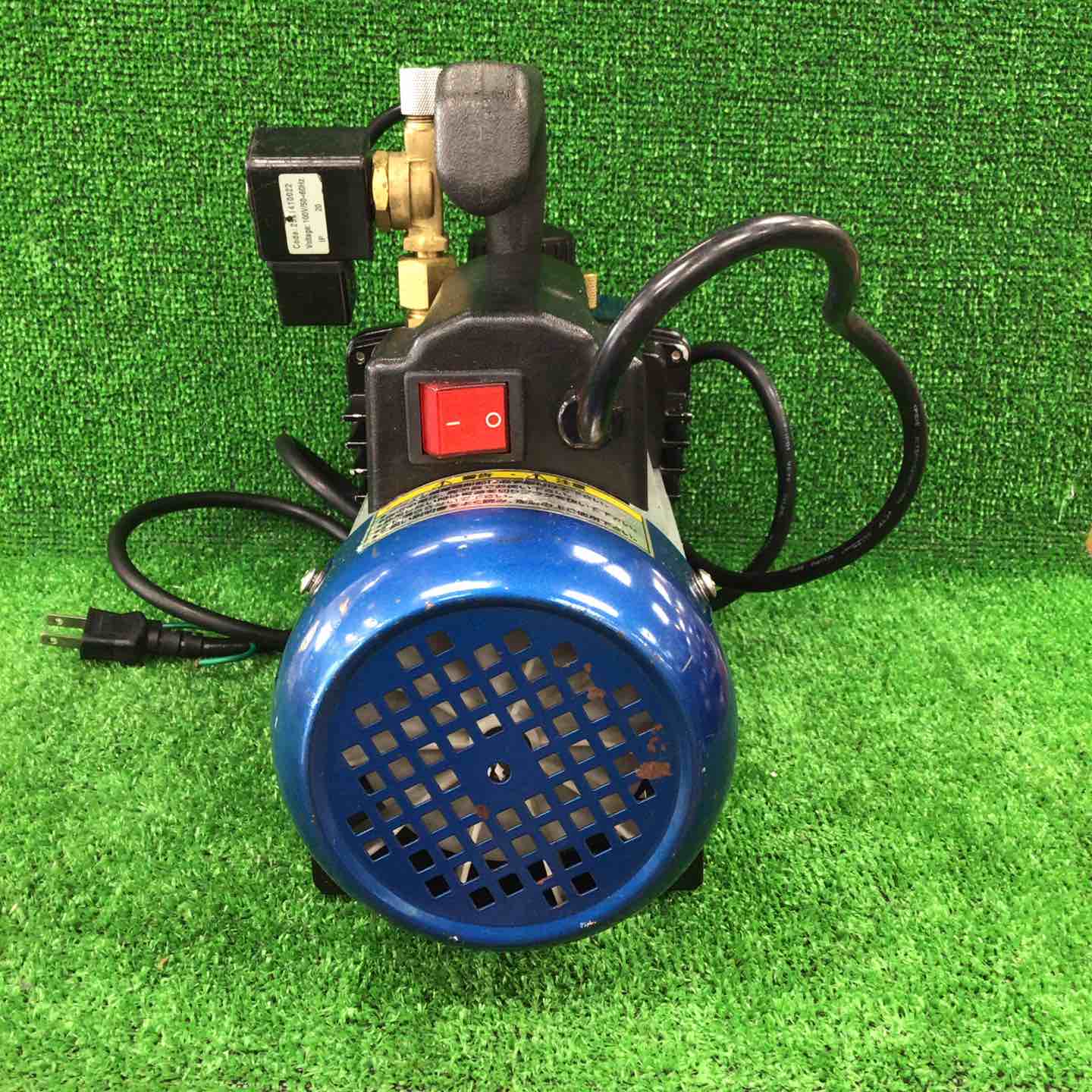 タスコ TA150XA 真空ポンプ 中古品 【ハンズクラフト宜野湾店】 オイル逆流防止弁付高性能ツーステージ真空ポンプ（4ポールモーター