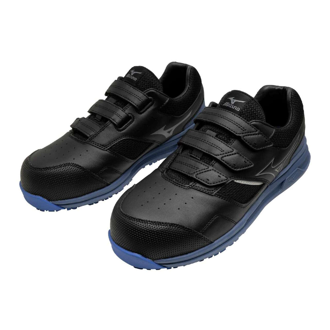 [ミズノ] ワークシューズ オールマイティLSⅡ21L WIDE F1GA2508 28.0cm ブラック×シルバー【越谷店】