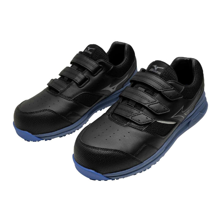 [ミズノ] ワークシューズ オールマイティLSⅡ21L WIDE F1GA2508 28.0cm ブラック×シルバー【越谷店】